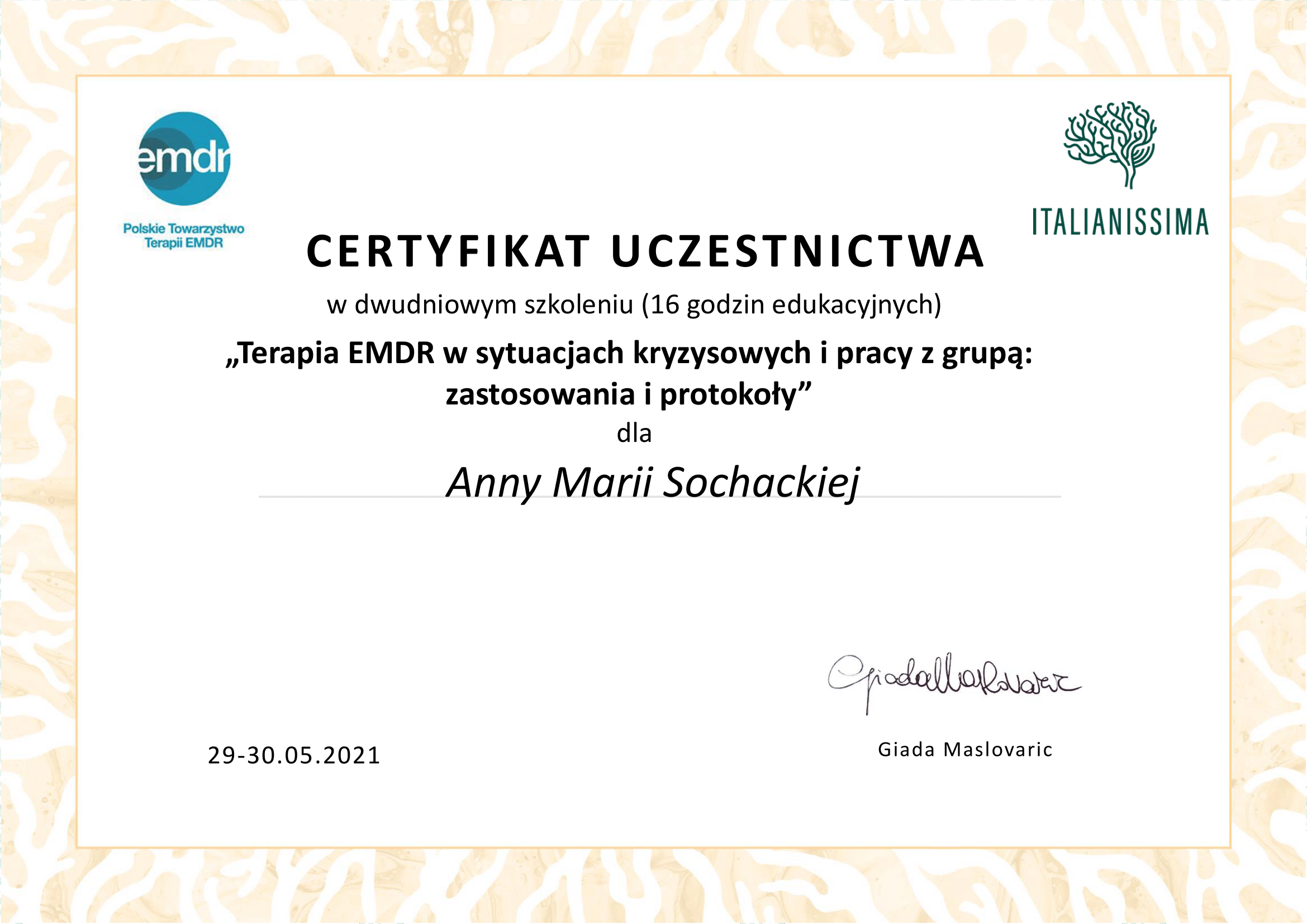 2021 EMDR MASLOVERIC sytuacje kryzysowe praca z grupa-1